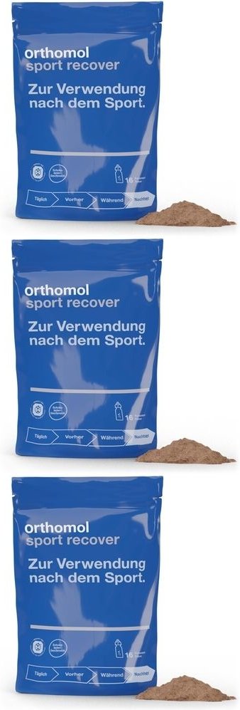 Orthomol Sport Recover Pulver x3 3x800 g
