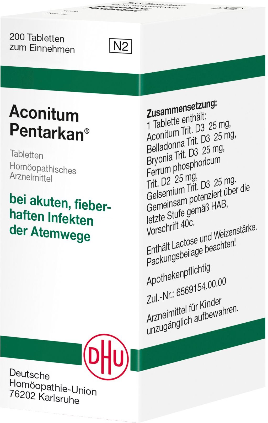 DHU Aconitum Pentarkan Tabletten
