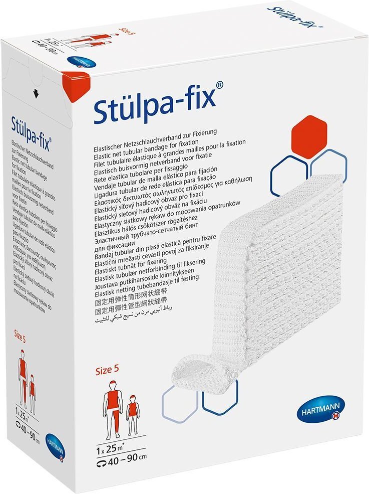 Stülpa Fix Gr.5 Kopf/Kdr.Rumpf 25 m Netzschlauchv. 1 St Verband