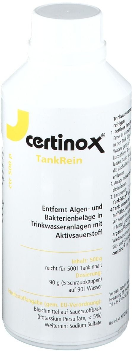 Certinox Tankrein CTR 500P Pulver 500 g