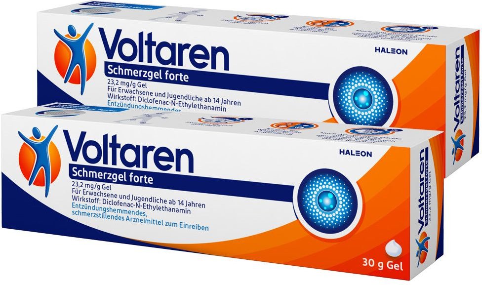 Voltaren Schmerzgel forte 23,2 mg/g Doppelpack 2x30 g Gel