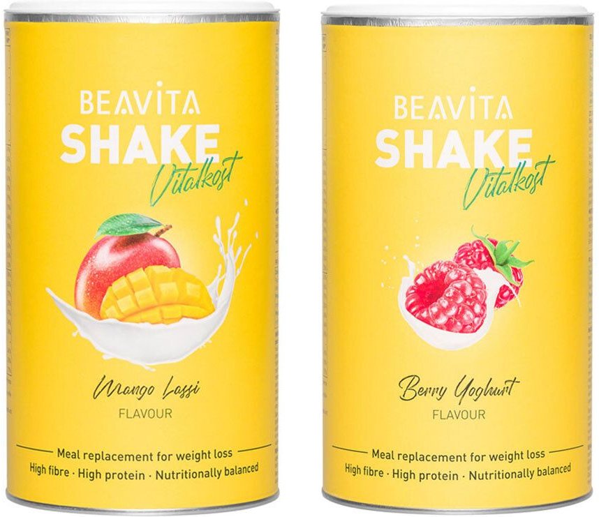 Binikifigur-Set Beavita Himbeere-Joghurt + Mango Lassi 2x572 g Pulver