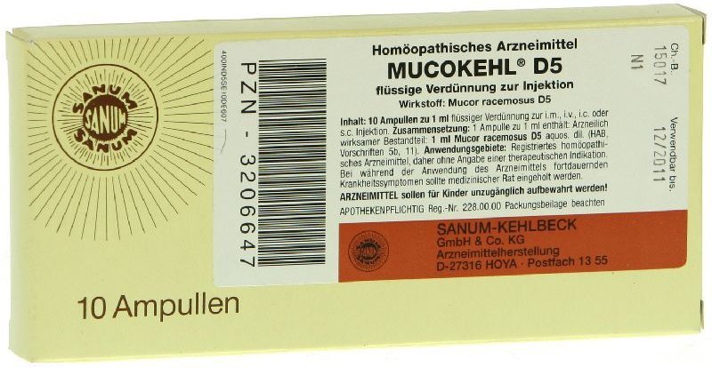 Mucokehl D 5 Ampullen 10x1 ml