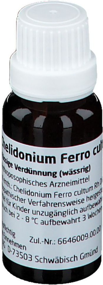 Chelidonium Ferro cultum Rh D 3 Dilution 20 ml