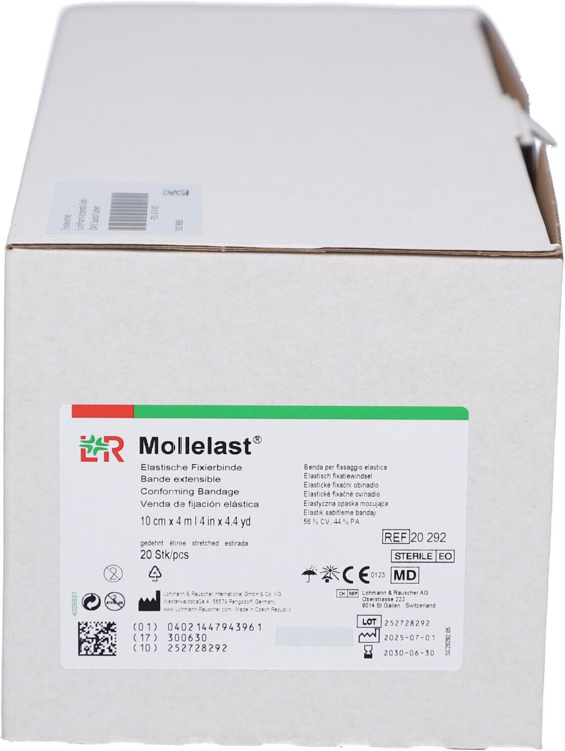 Mollelast Binden 10 cmx4 m einzeln verpackt
