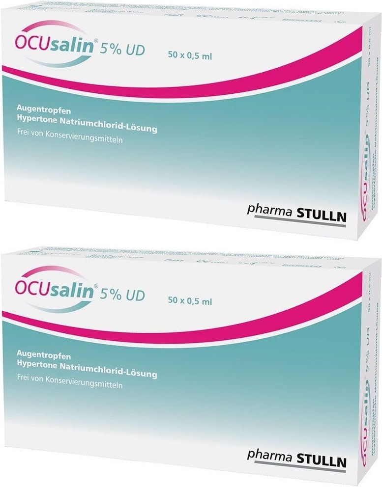 Ocusalin 5% UD Augentropfen 2x 2x50x0,5 ml