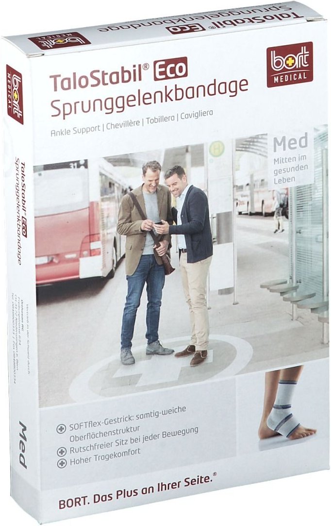 Bort TaloStabil Eco Sprunggel.Band.S schwarz 1 St Bandage(s)