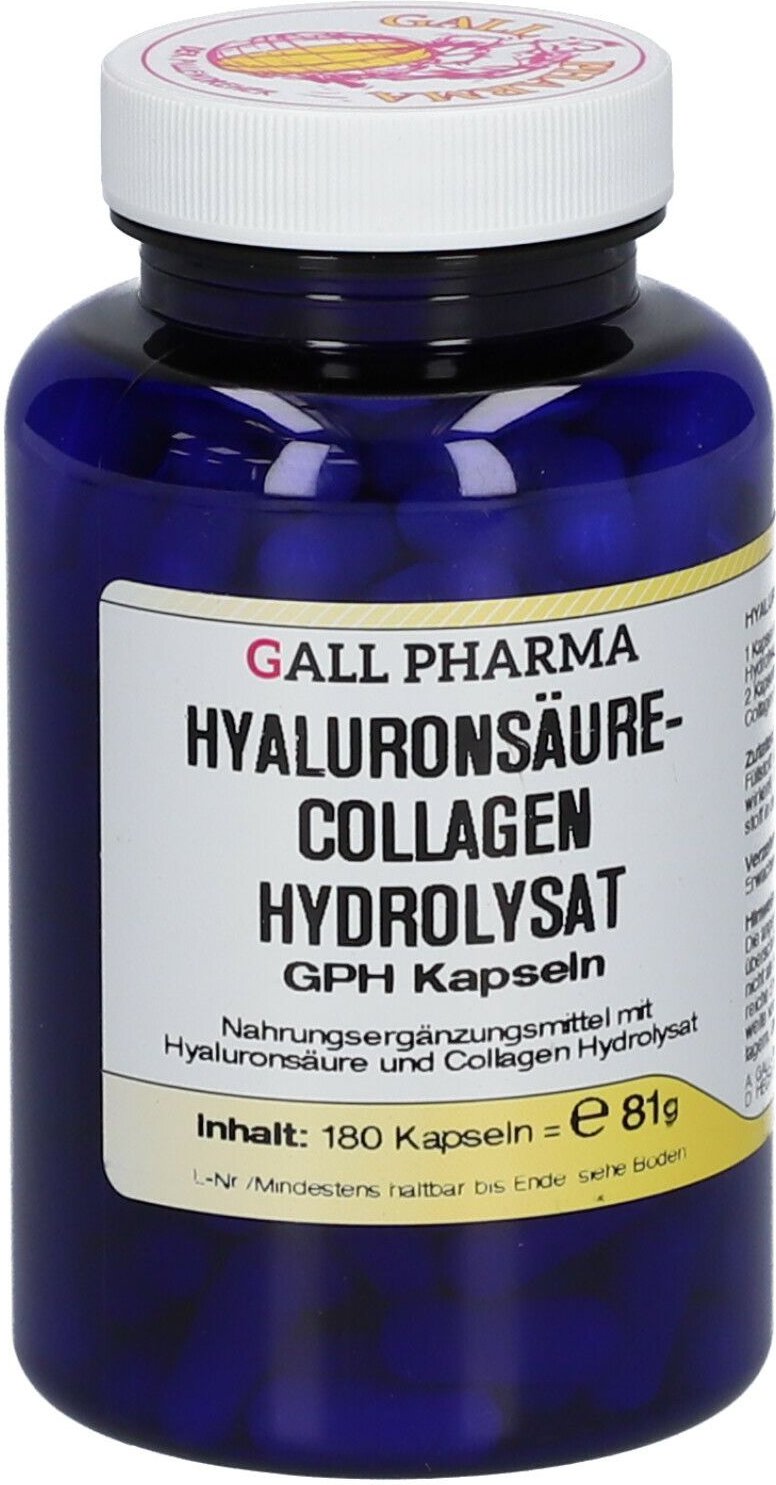 Hyaluronsäure-Collagen Hydrolysat GPH Kapseln 180 St