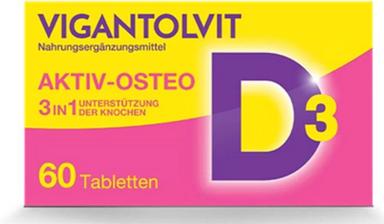 Vigantolvit Vitamin D3 K2 Calcium Filmtabletten 60 St