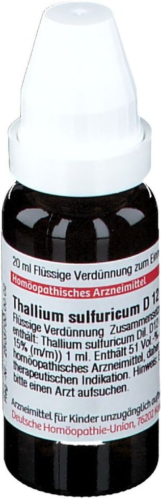 Thallium Sulfuricum D 12 Dilution 20 ml