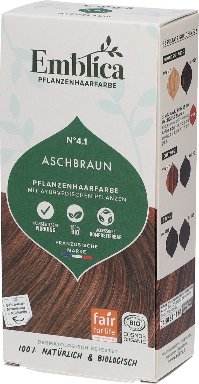 Emblica Haarf 4.1 Aschbraun 100 g Sonstige