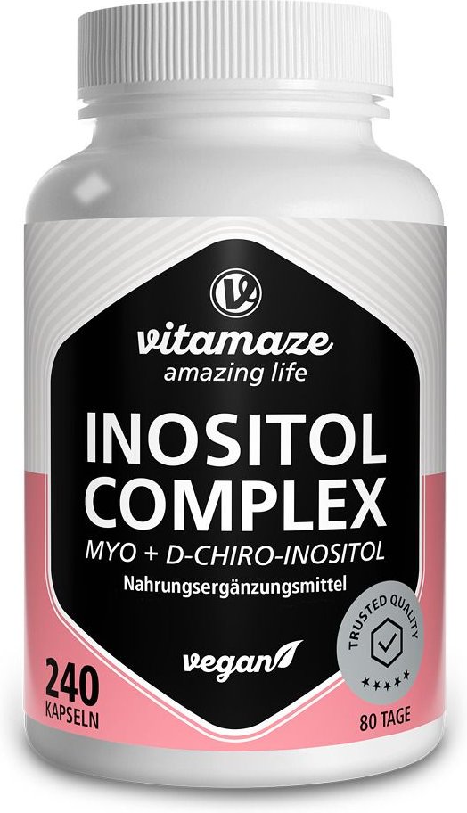 Inositol Komplex Chromium+Vitamin B6+Folsäure Kps. 240 St Kapseln