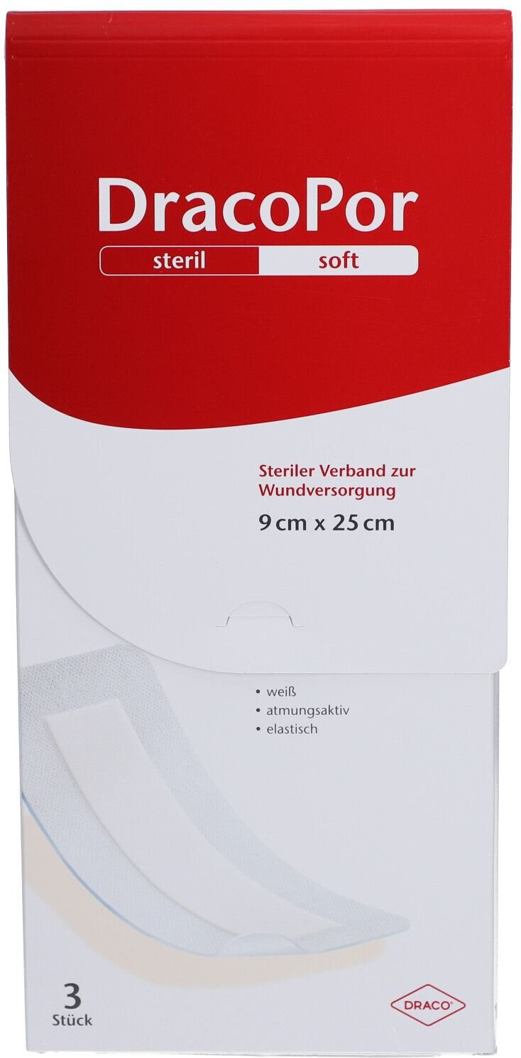Dracopor Wundverband 9x25 cm steril