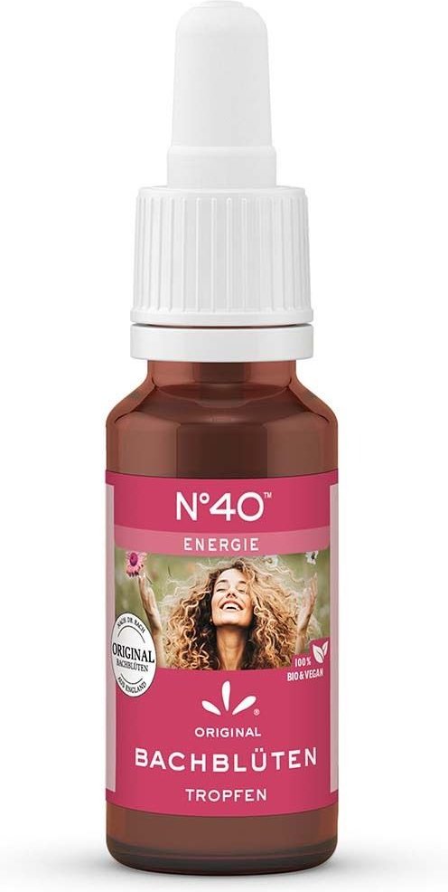 Bachblüten Nr.40 Energie Tropfen 20 ml zum Einnehmen