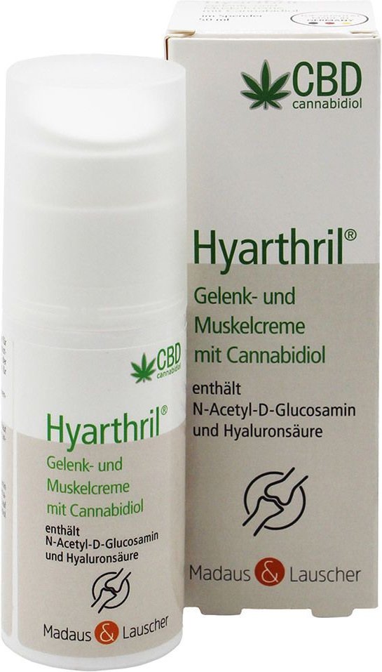 Hyarthril Gelenk- und Muskelcreme mit Cannabidiol 50 ml Creme
