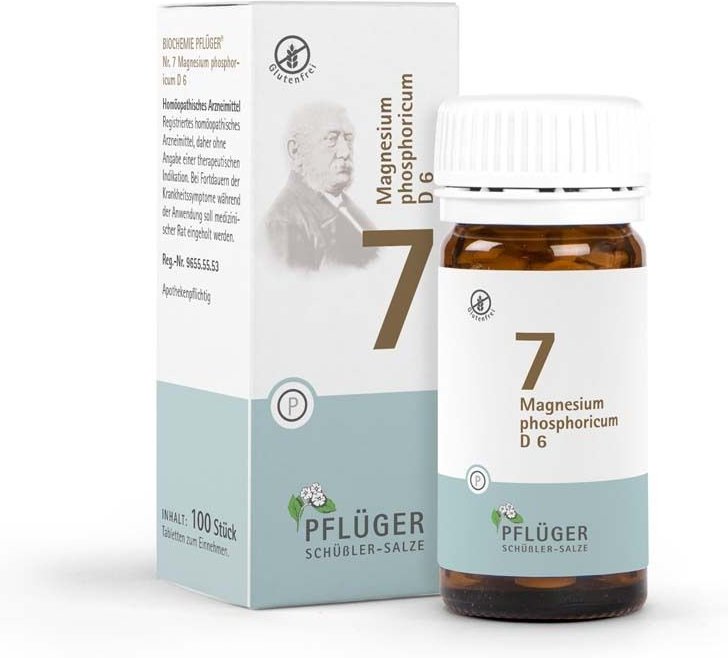Biochemie Pflüger 7 Magnesium phosphoricum D 6 Tab 100 St Tabletten