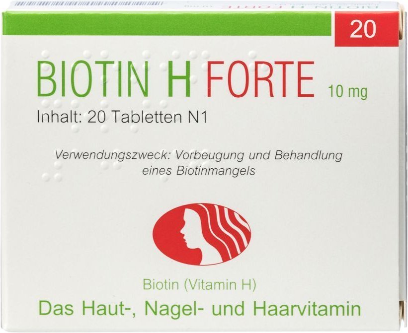 Biotin H forte 10 mg Tabletten 20 St
