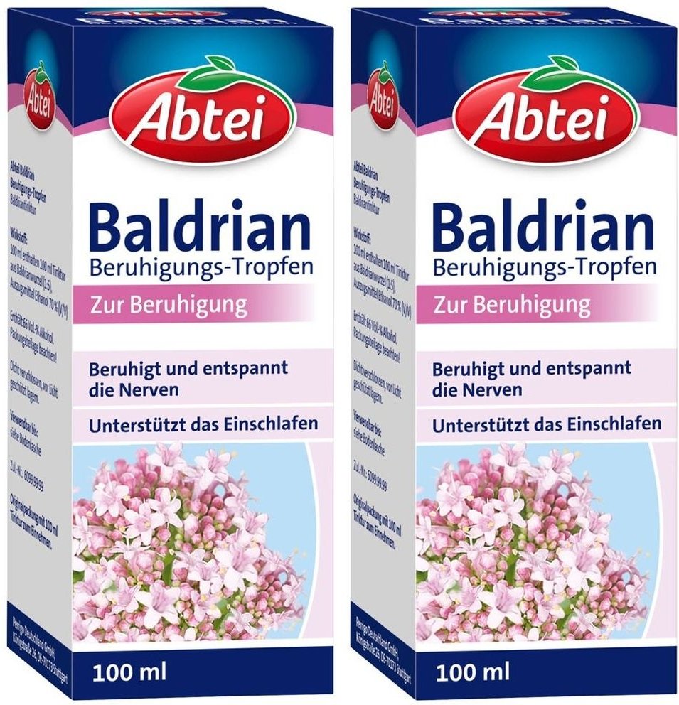 Abtei Baldrian Beruhigungs Tropfen x2 2x100 ml