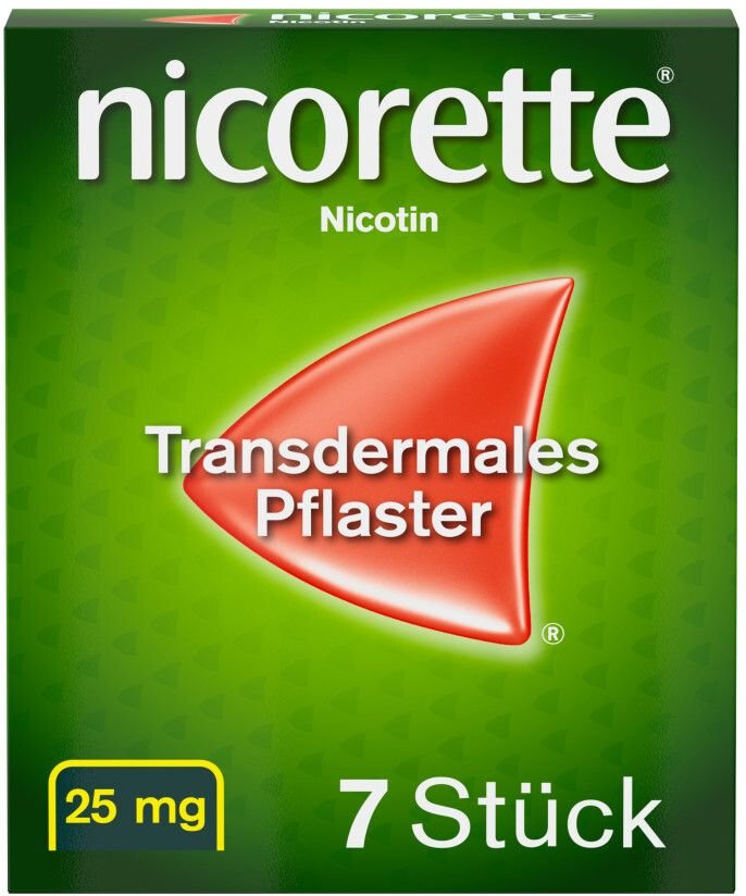 Nicorette TX Pflaster 25 mg 7 St transdermal