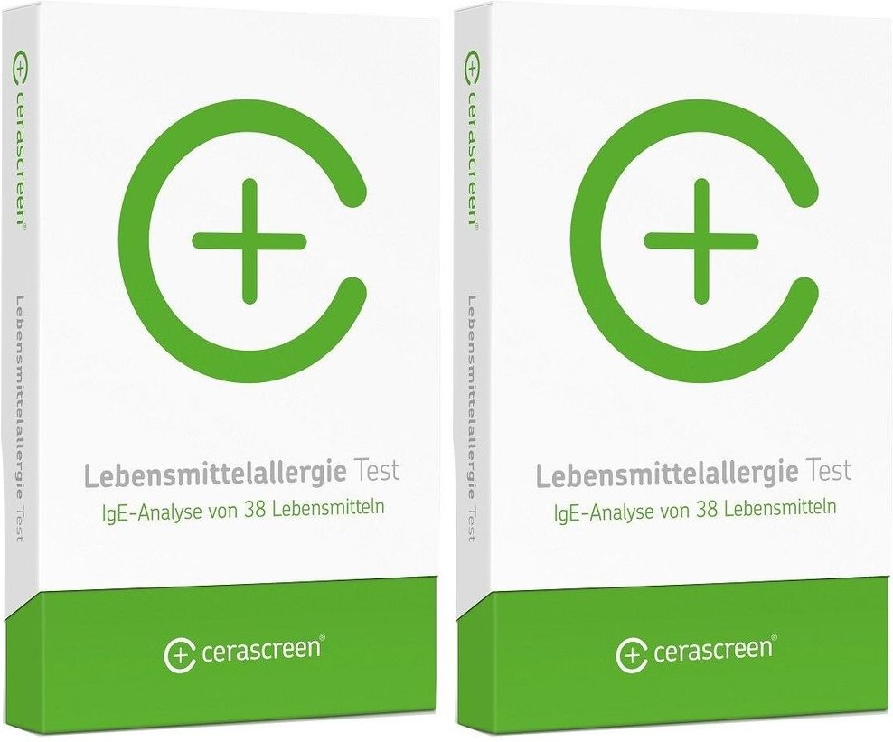Cerascreen Lebensmittelallergie Test IgE-Analyse 2x 2x1 St