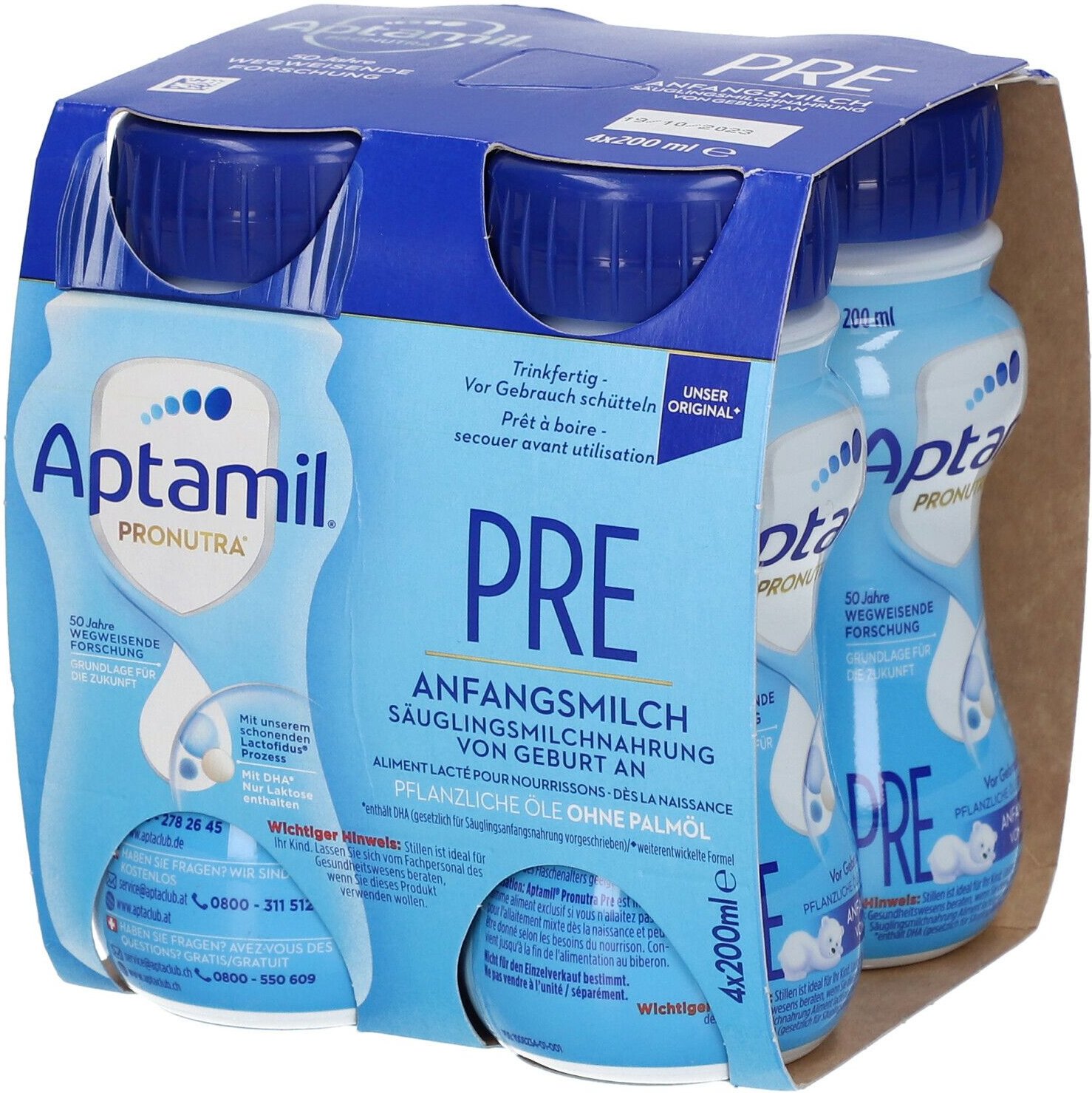 Aptamil Pre 4x200 ml Pulver