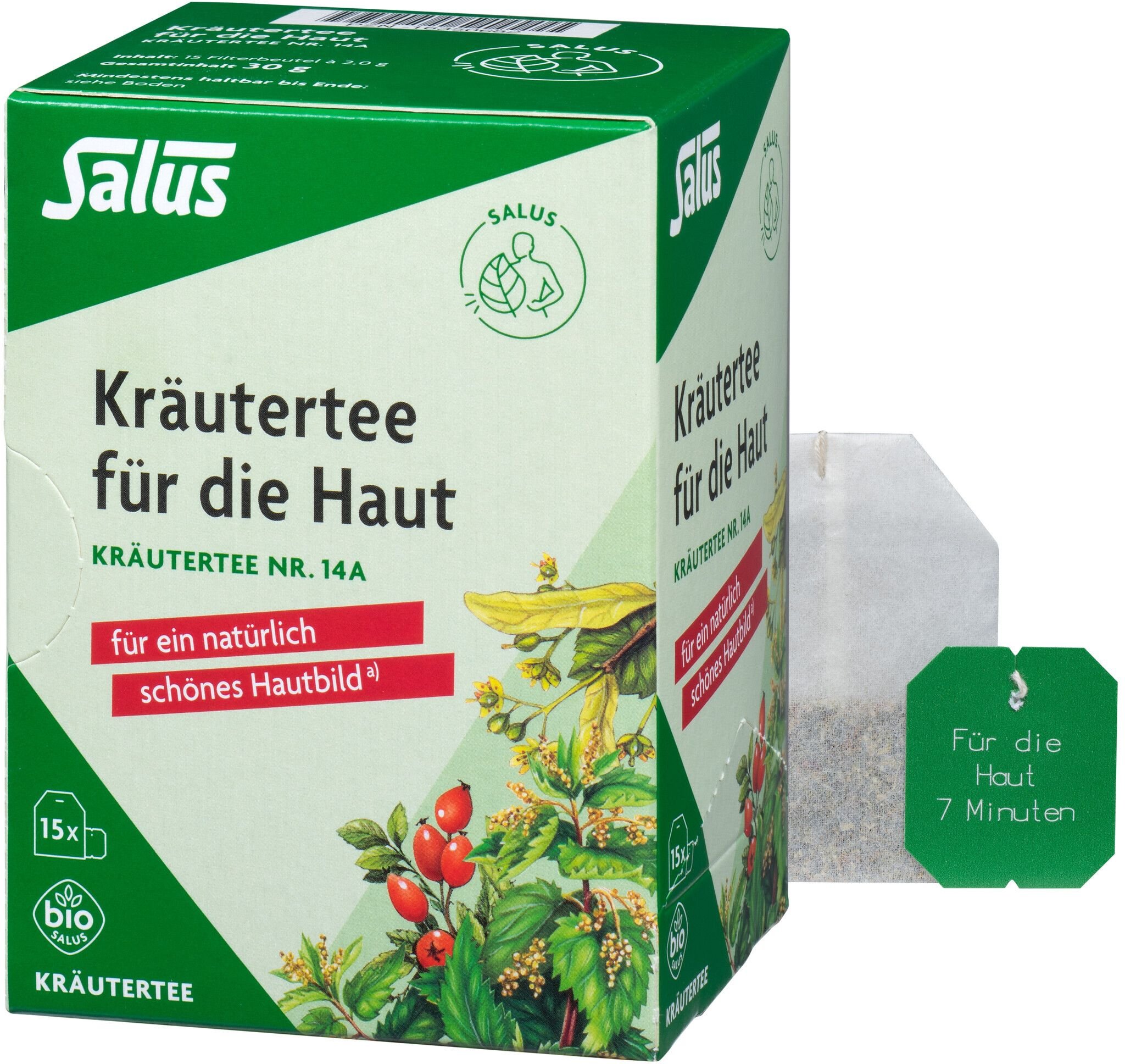 Kraeutertee F D Haut Nr14A Bio 15 St Filterbeutel