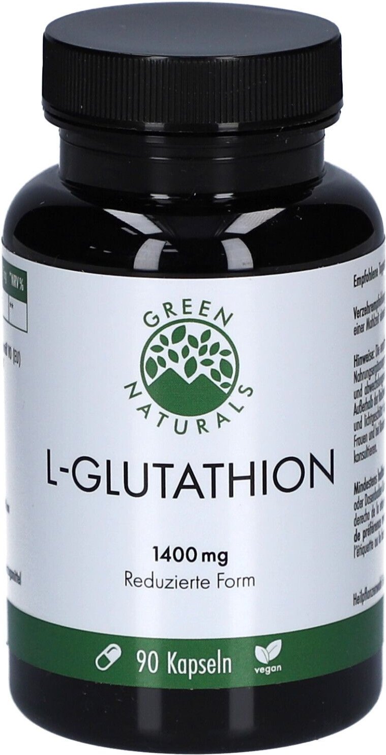 Green Naturals L-Glutathion 1400 mg vegan Kapseln 90 St