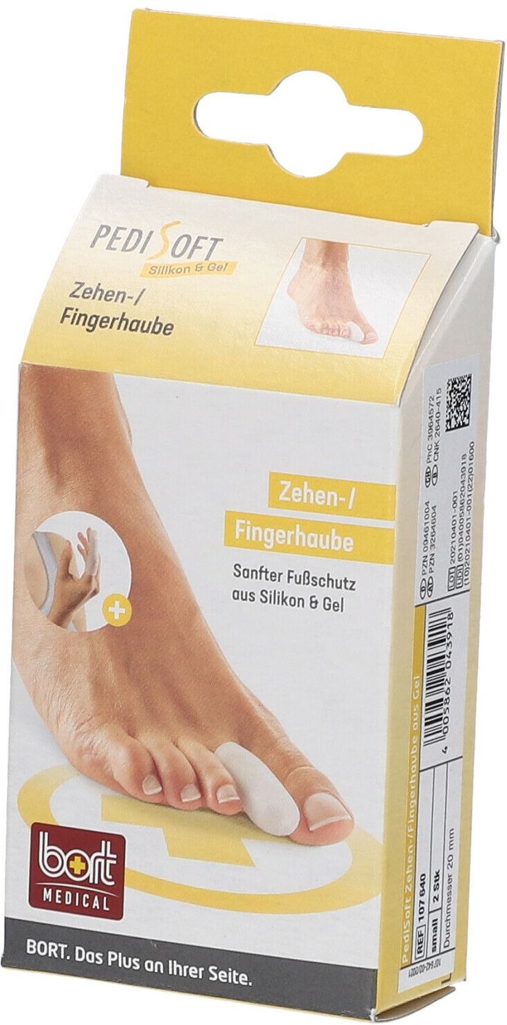 Bort PediSoft Zehen-/Fingerhaube small 2 St Fingerling