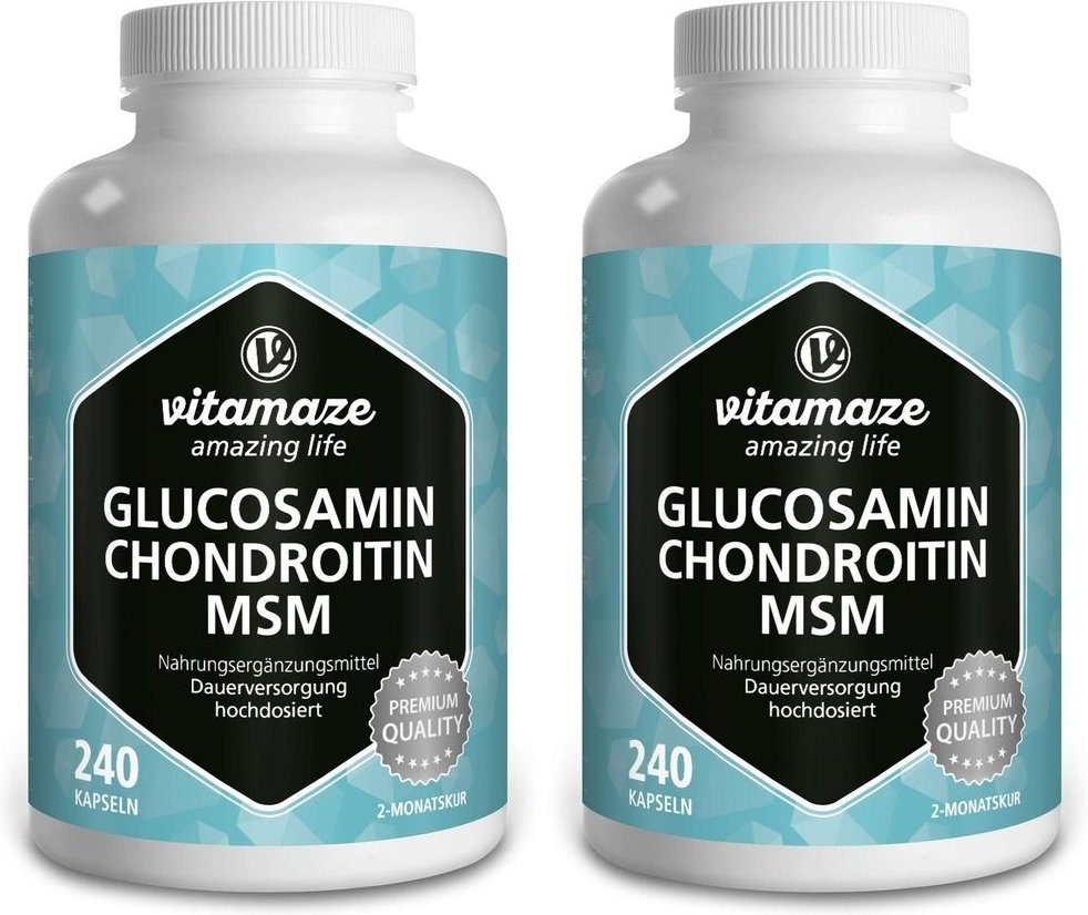 Glucosamin Chondroitin MSM Vitamin C Kapseln 2x 2x240 St
