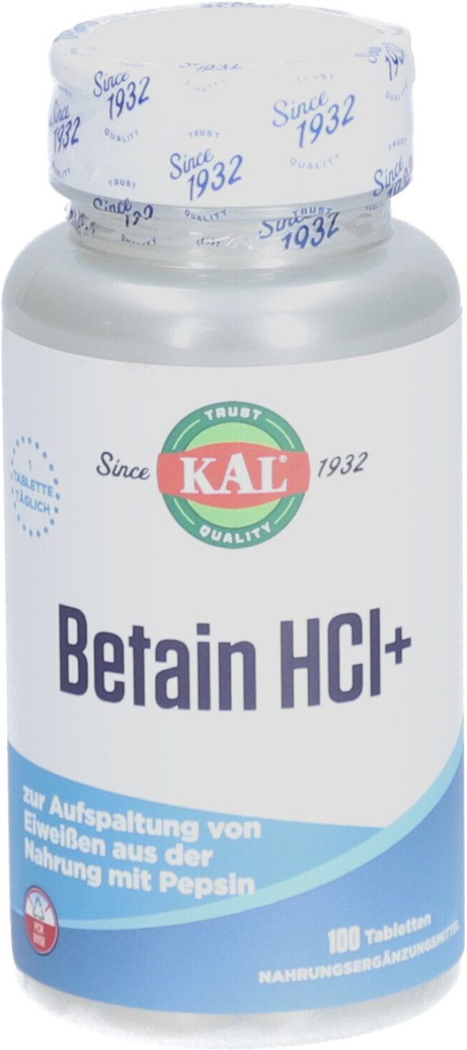 Betain Hcl+250 mg KAL Tabletten 100 St