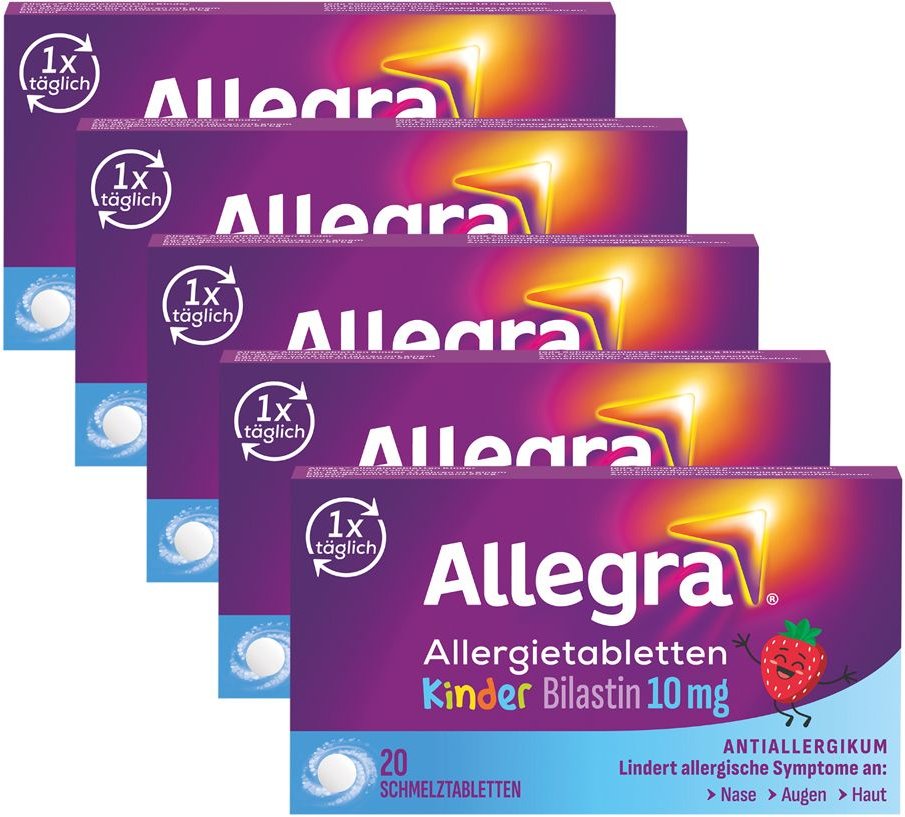 Allegra Allerg Kinder 10Mg 5er-Pack 5x20 St Schmelztabletten