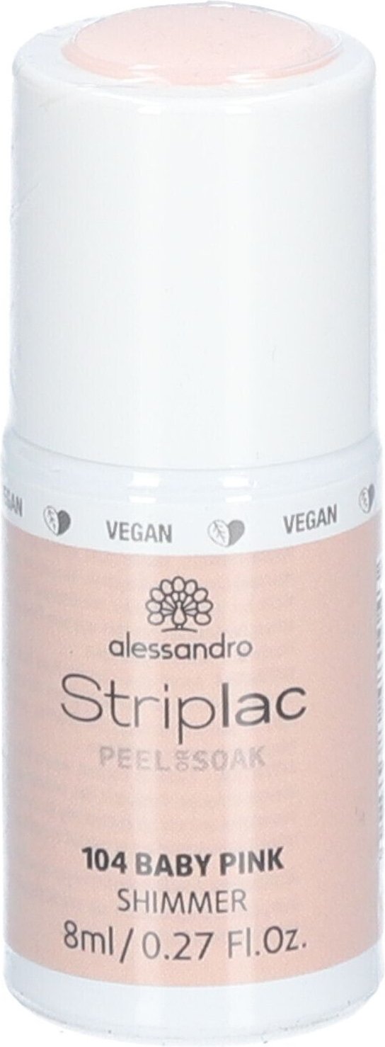 Alessan Striplac Baby Pink 8 ml Nagellack