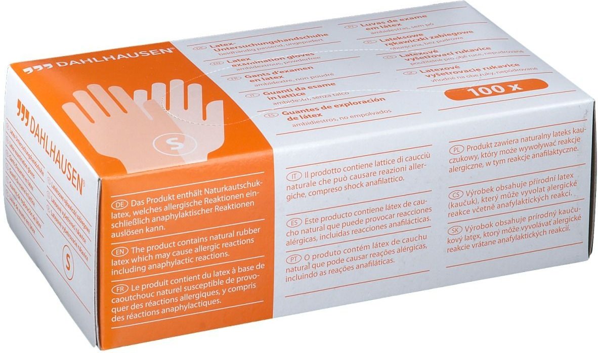 Handschuhe Latex ungepudert Gr.S 100 St