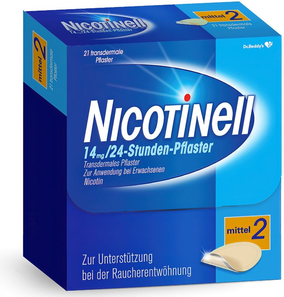 Nicotinell 14 mg/24-Stunden-Pflaster 35mg 21 St Pflaster transdermal