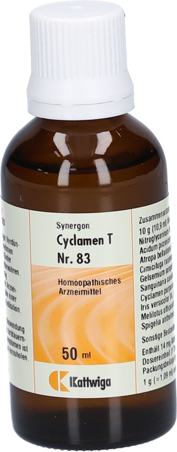 Synergon Komplex 83 Cyclamen T Tropfen 50 ml