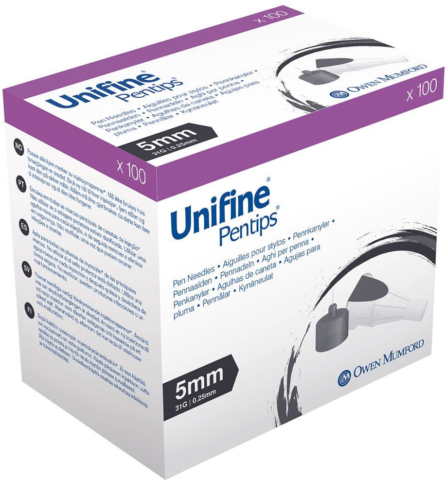 Thumbnail - Unifine Pentips Kanüle 31 G 5 mm 100 St