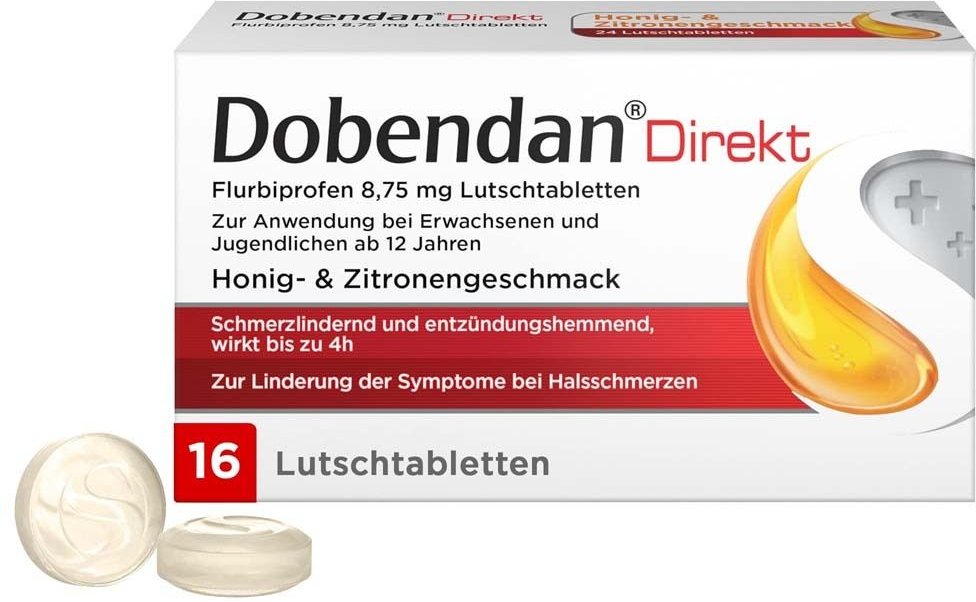 Dobendan Direkt Flurbiprofen 8,75 mg Lutschtabletten