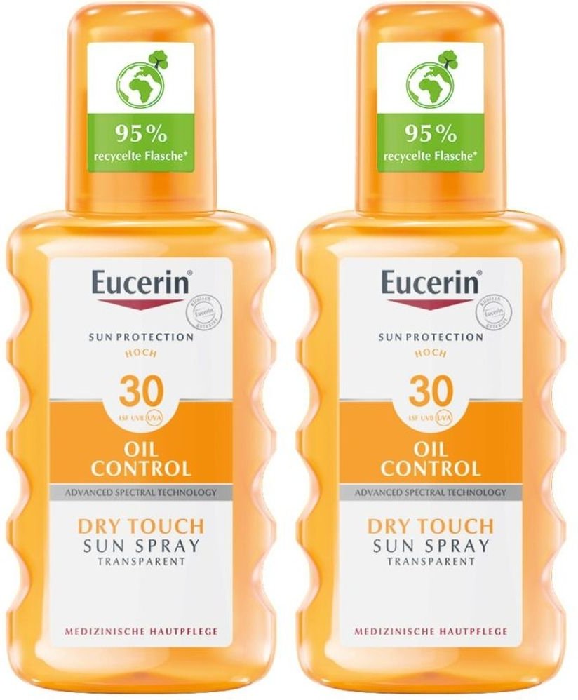 Eucerin Sun Oil Control Body Transp.Spray LSF 30 2x 2x200 ml Spray
