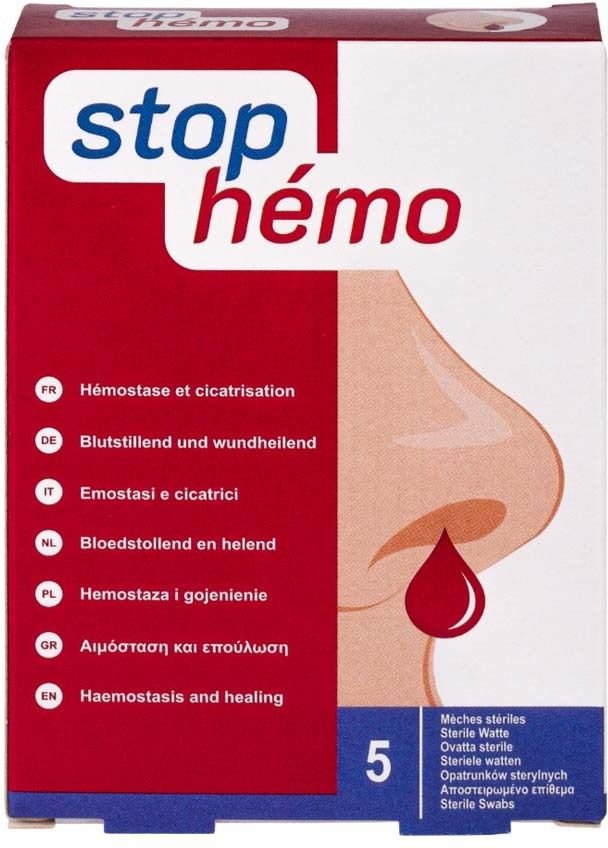 Stop Hemo blutstillende Watte 5 St