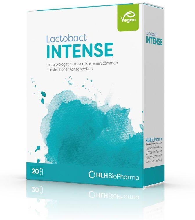 Lactobact Intense magensaftresistente Kapseln 20 St magensaftresistent