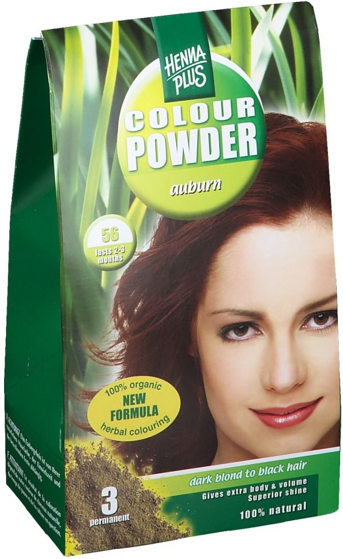 Hennaplus Colour Powder auburn 56 100 g Pulver