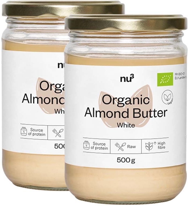 Thumbnail - nu3 Bio Mandelmus, weiß 2x500 g Creme