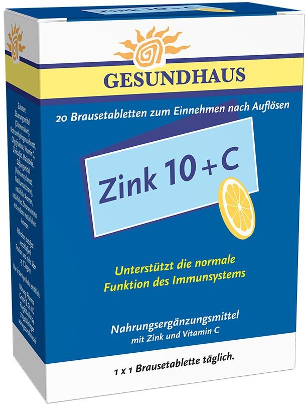Zink 10 + C Brausetabletten
