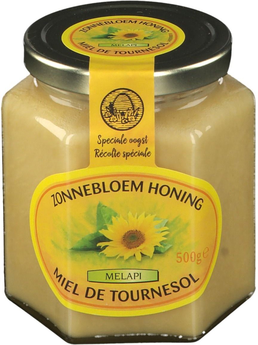 Melapi Honing Zonnebloem 500 g Creme