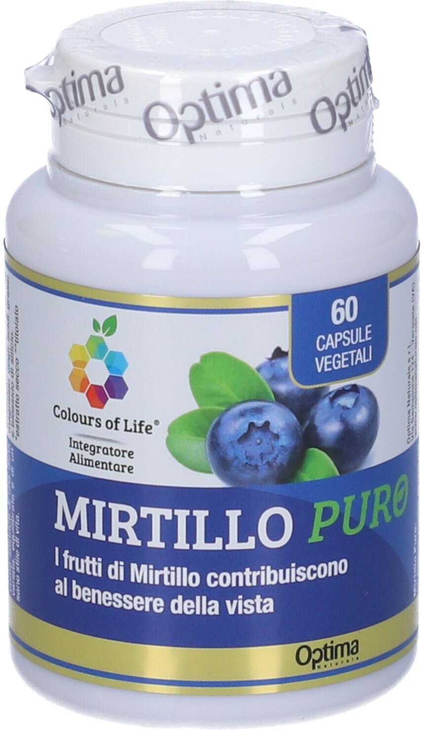 Mirtillo Puro 60Cps Colours 30 g Kapseln