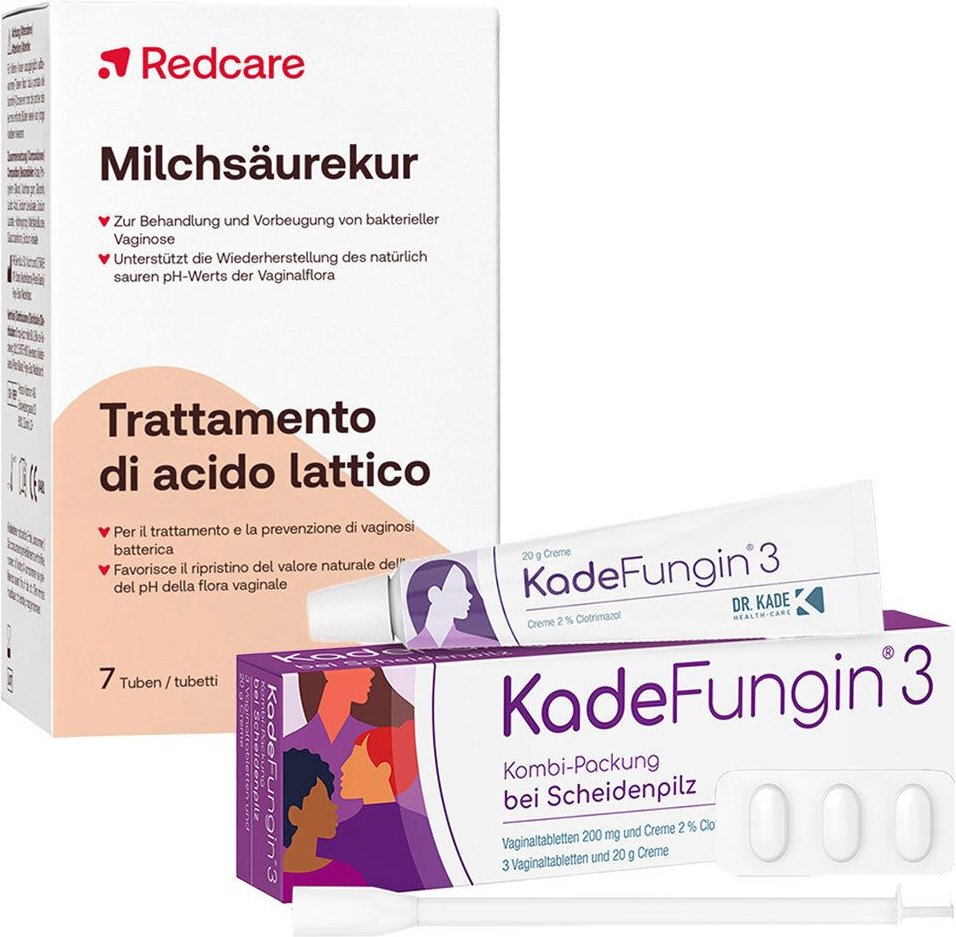 KadeFungin®3 Kombipackung + Redcare Milchsäurekur 1 St Set