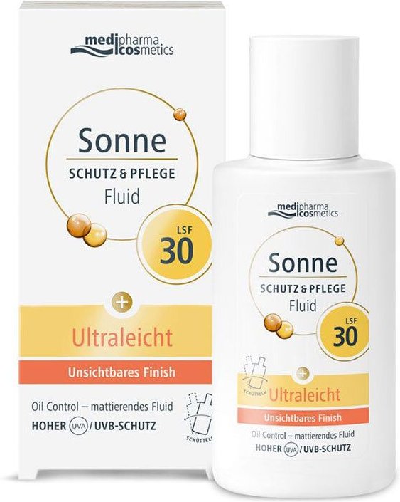 Sonne Schutz & Pflege Fluid ultraleicht LSF 30 50 ml Lotion
