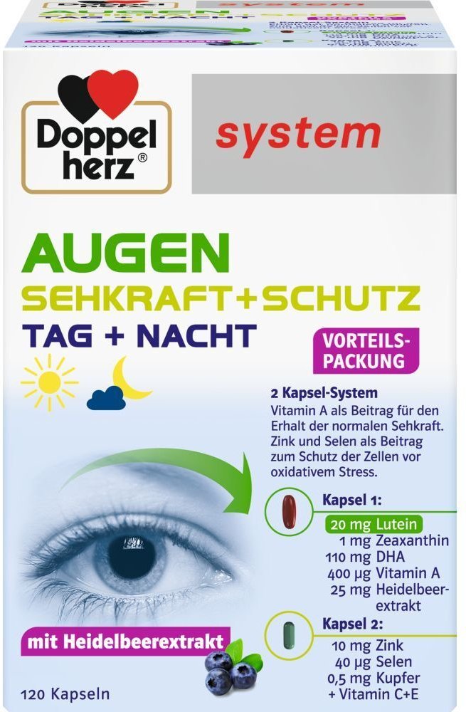 Doppelherz system Augen Sehkraft+Schutz Kapseln
