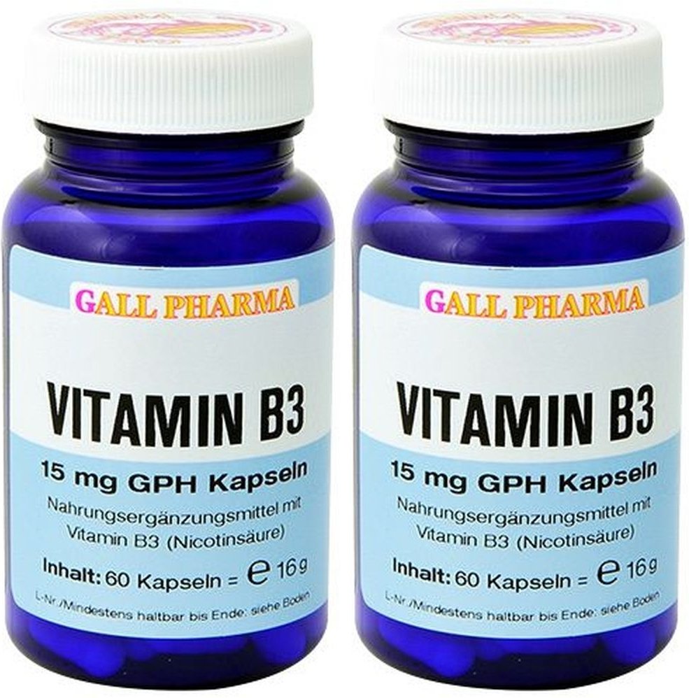 Vitamin B3 15 mg GPH Kapseln 2x 2x60 St
