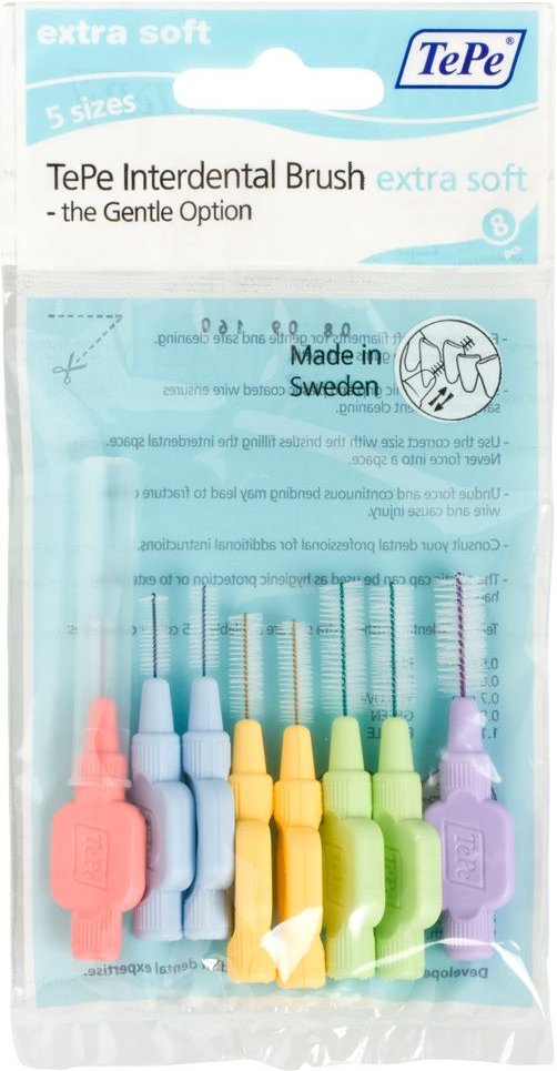 Tepe Interdentalbürste x-weich gemischt 6 St Zahnbürste